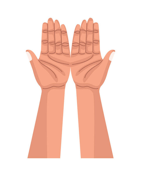 hands human receiving