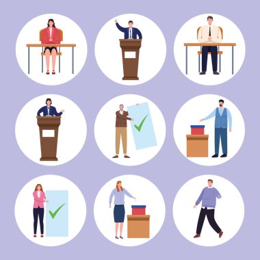 9 kişi seçim günü