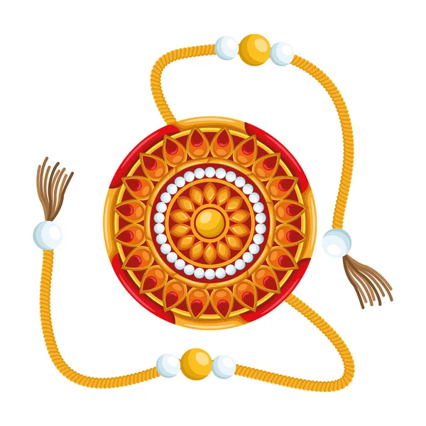 Pulsera Raksha Bandhan — Vector de stock