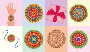 Sekiz raksha bandhan ögesi