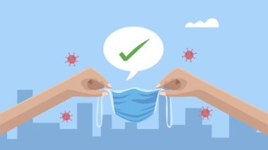 Şehrin üzerine el kaldıran 19 parçacık.