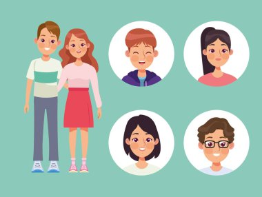 altı kişi karakter