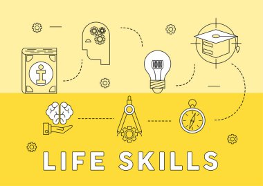seven life skills icons