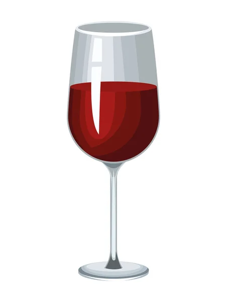 Wine cup drink — Stock Vector