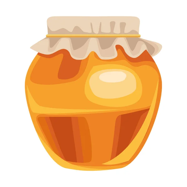 Süßes Honigglas — Stockvektor