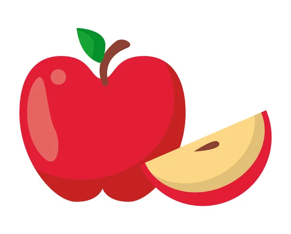 苹果新鲜水果 — 图库矢量图片