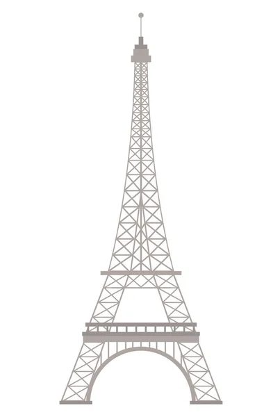 Monument de la Tour Eiffel à Paris — Image vectorielle