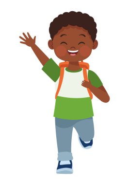 afro küçük çocuk