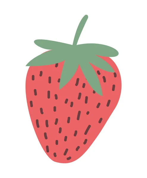 딸기 싱싱 한 과일 — 스톡 벡터