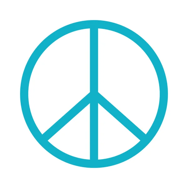 Barış ve sevgi — Stok Vektör