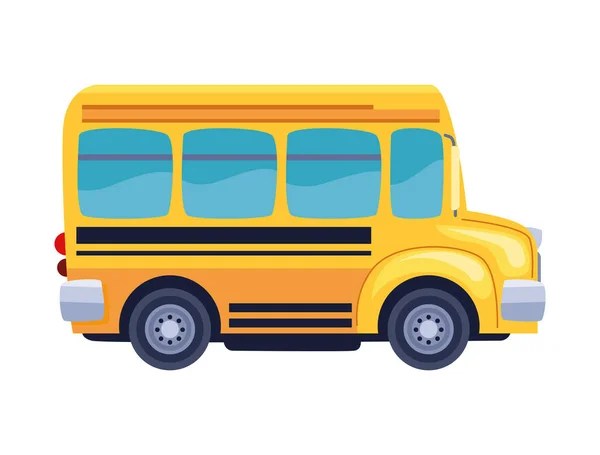 Autobus scolaire jaune — Image vectorielle