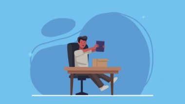 blog yazarı paket karakterini açıyor