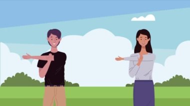 Kampta aktif olarak çalışan birkaç işçi var.