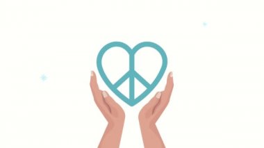 Uluslararası Barış Günü Kalple Yazılı