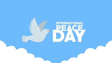 Uluslararası Barış Günü 'nde güvercin uçuşu
