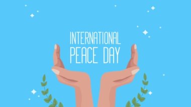 el ve çelenk ile uluslararası barış günü