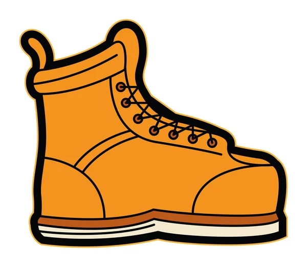 Boot patch retro style — Stock Vector