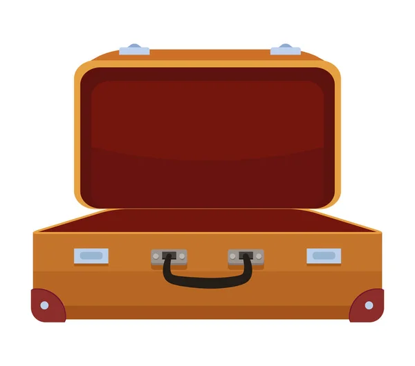 Voyage valise ouverte — Image vectorielle