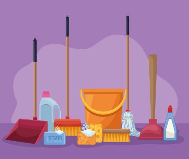 oda bakımı ürünleri ve araçları