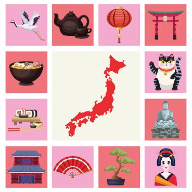 On üç Japon ülke simgesi