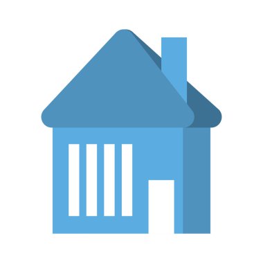 mavi dış cephe evi