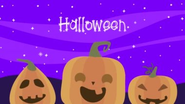 Balkabaklarıyla Cadılar Bayramı animasyonunuz kutlu olsun