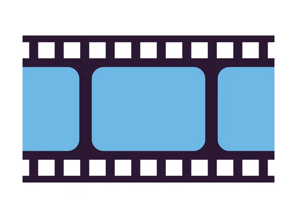 Bande de film vidéo — Image vectorielle