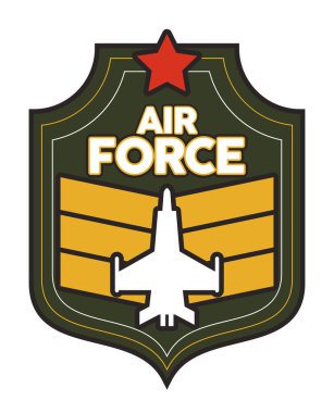 Çizgili hava kuvvetleri kalkanı