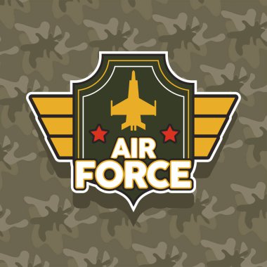 Hava kuvvetlerinin amblemi altın uçaktır.
