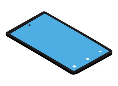 akıllı telefon aygıtı izometrik