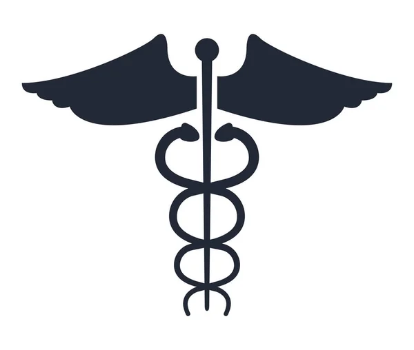 Pharmacy symbol silhouette — Stock Vector