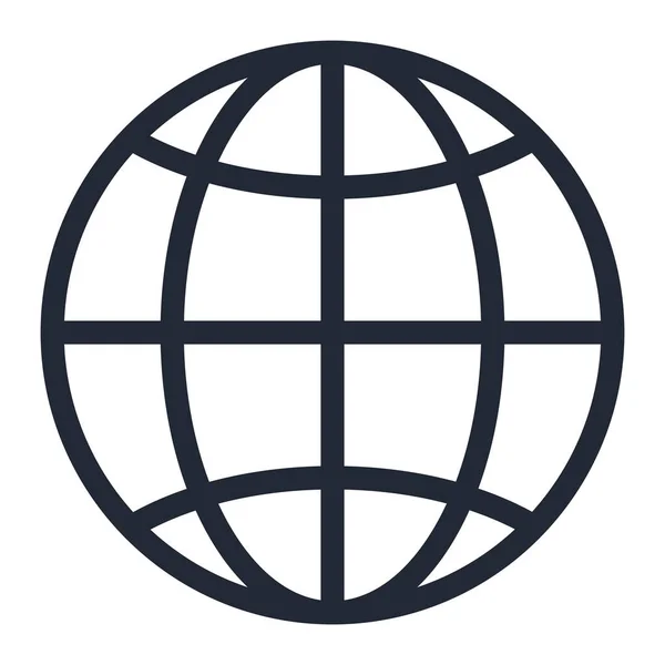 Símbolo do navegador esfera —  Vetores de Stock