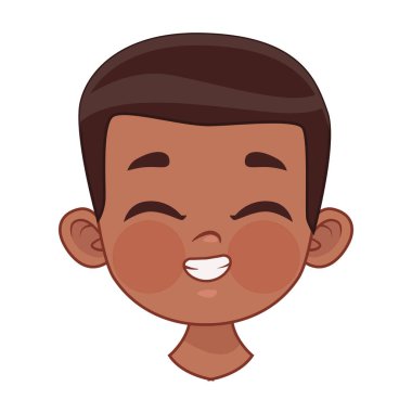 afro küçük çocuk kafası