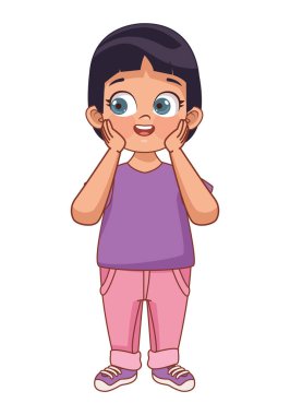 Şirin küçük kız.