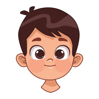 Küçük çocuk kafası.