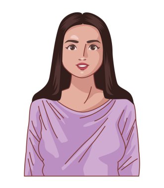 Genç kadın karakteri