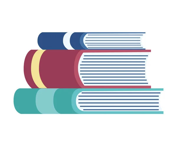 Apilar libros de texto — Archivo Imágenes Vectoriales