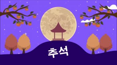 Mutlu Chuseok mektupları, Çince mektuplar ve dolunay gecesi sahneleri.