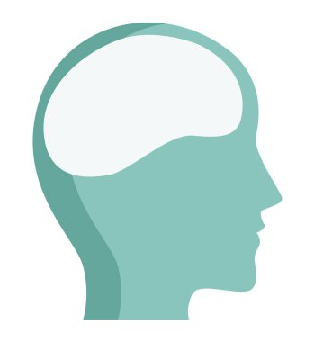 İnsan profili ve beyni