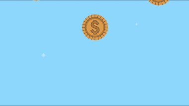 Bozuk para dolar desen animasyonu