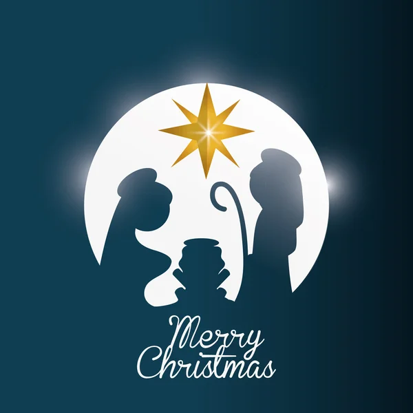 Merry christmas ontwerp — Stockvector