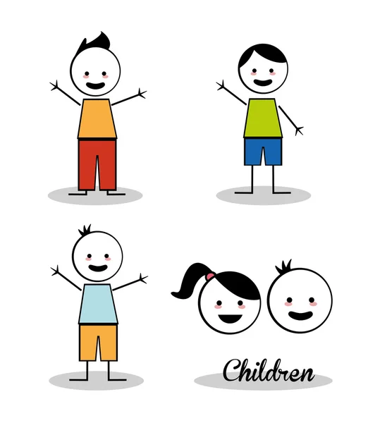 Design de crianças —  Vetores de Stock