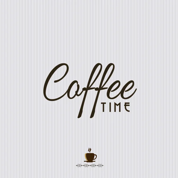 Время кофе. — стоковый вектор