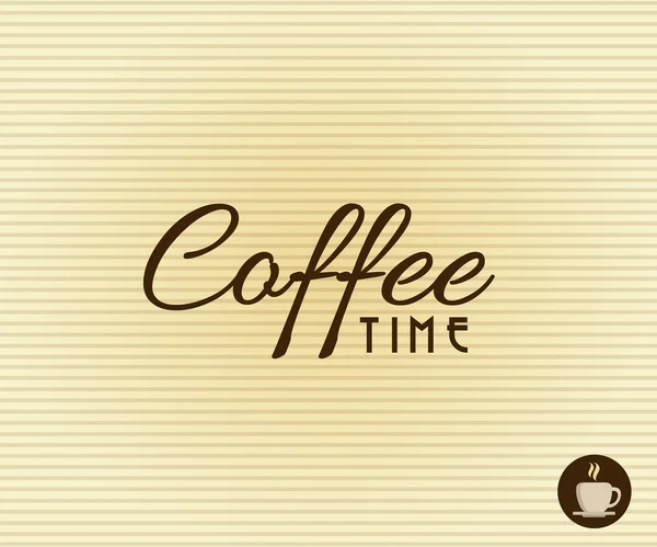 Hora del café — Vector de stock