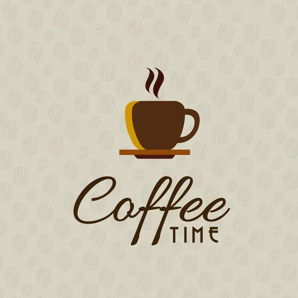 Coffe 시간 — 스톡 벡터