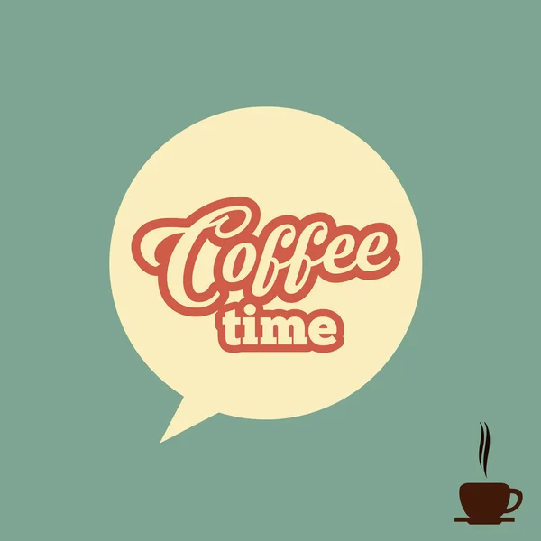 Hora del café — Archivo Imágenes Vectoriales