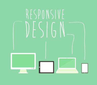 Teknoloji simgeleri, vektör tasarımı