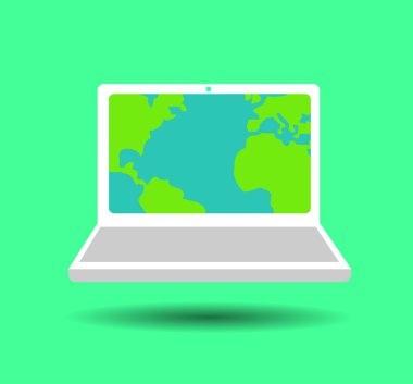 Teknoloji simgeleri, vektör tasarımı