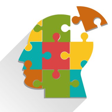 Bulmaca vektör tasarımı