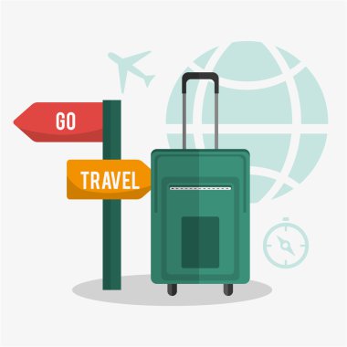 seyahat vektör tasarımı